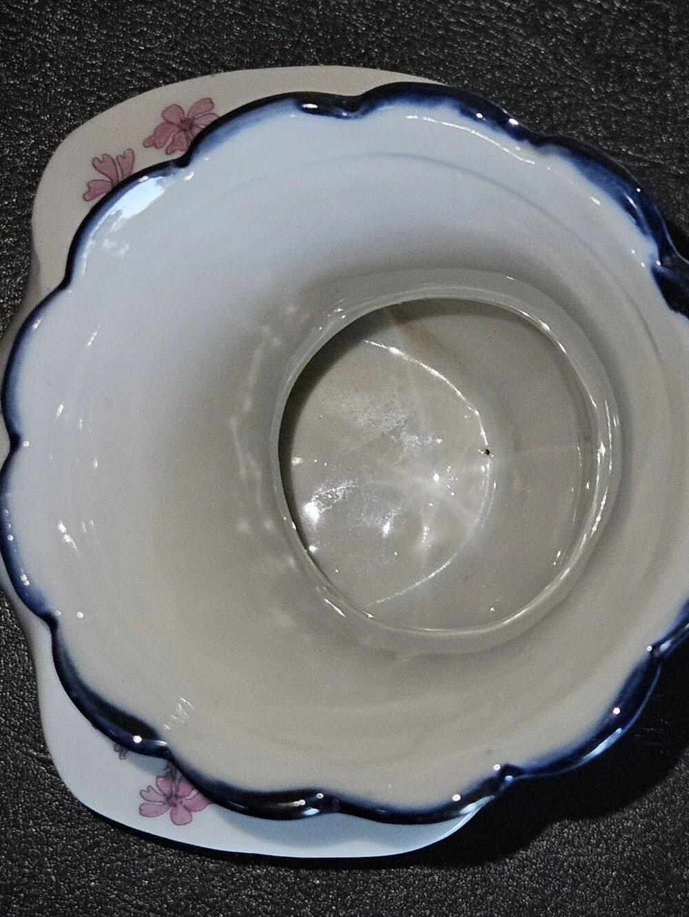 Vintage White w Pink Takahashi San Francisco Bird Dove Bud Vase Planter
